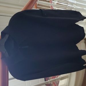 Stone Island XL Black  Half zipped fully line Pull over with caller